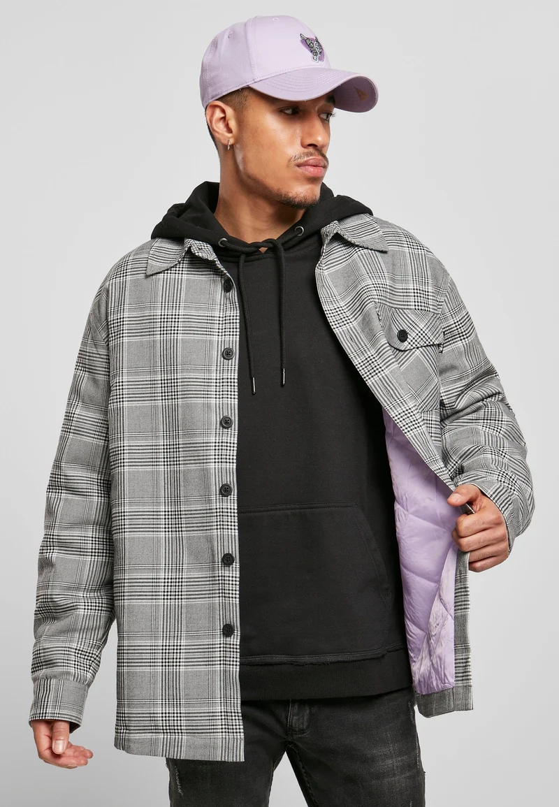 CS Plaid Out Quilted Shirt Jacket