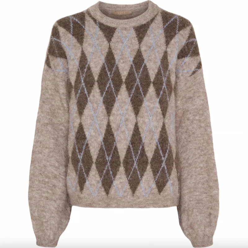 Strik Cora - Beige / blue