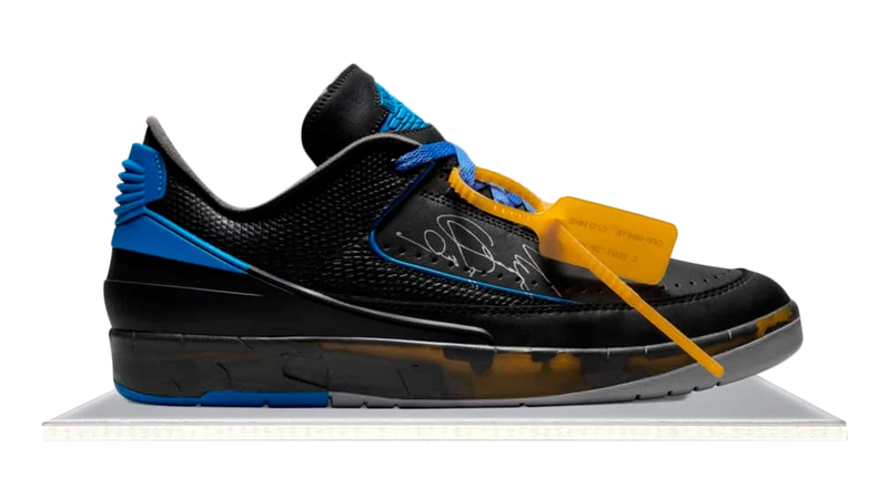 Jordan 2 Low Off-White Black Blue