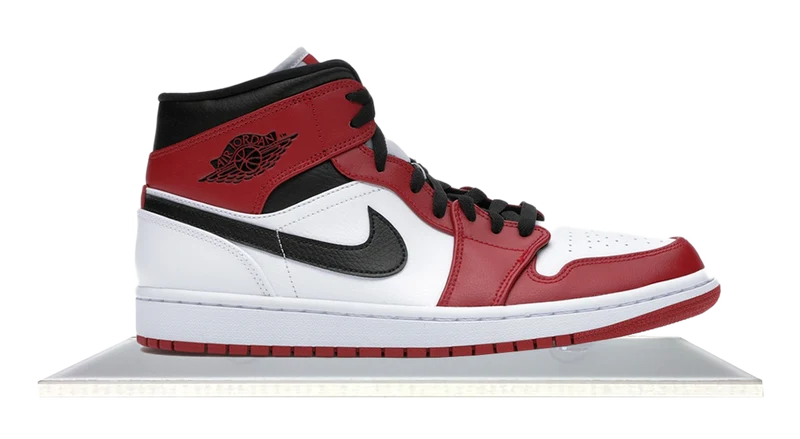 Air Jordan 1 Mid Chicago "White"