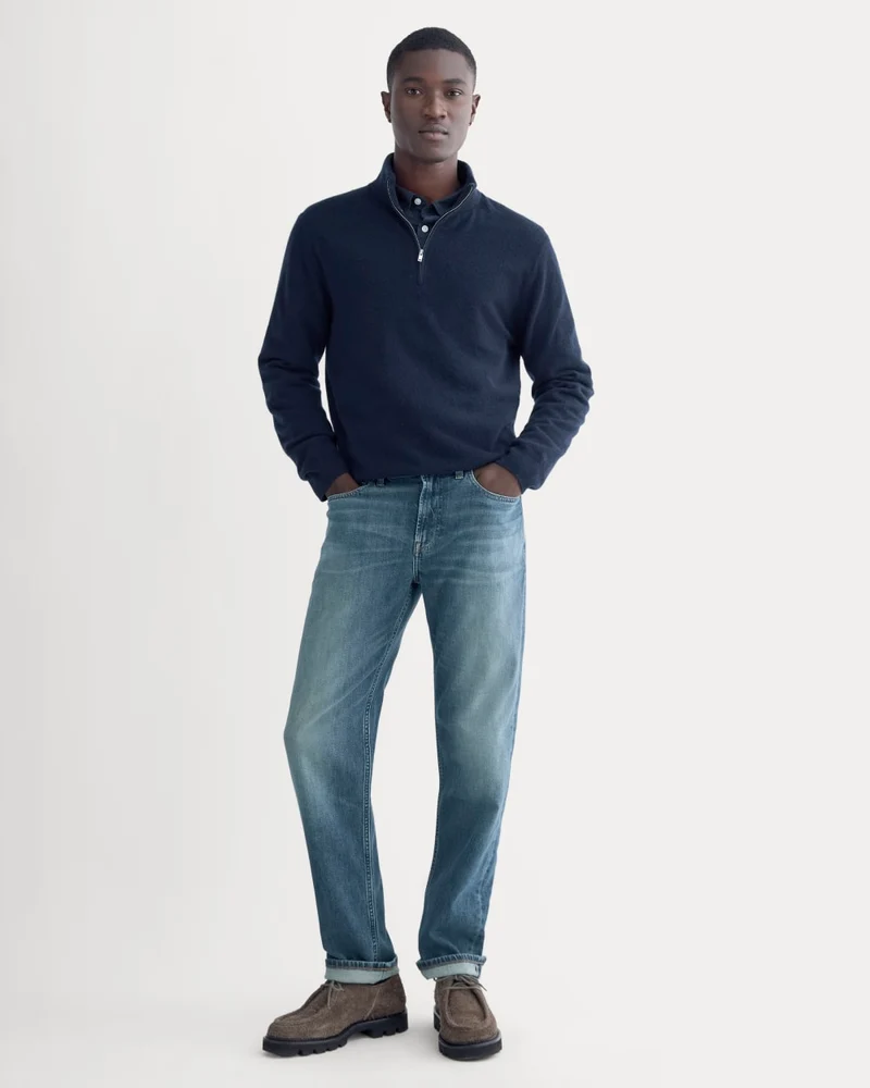 The Selvedge Straight Fit Jean | Drake Vintage Mid Wash