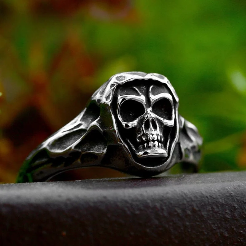 Punk Skull Ring för män