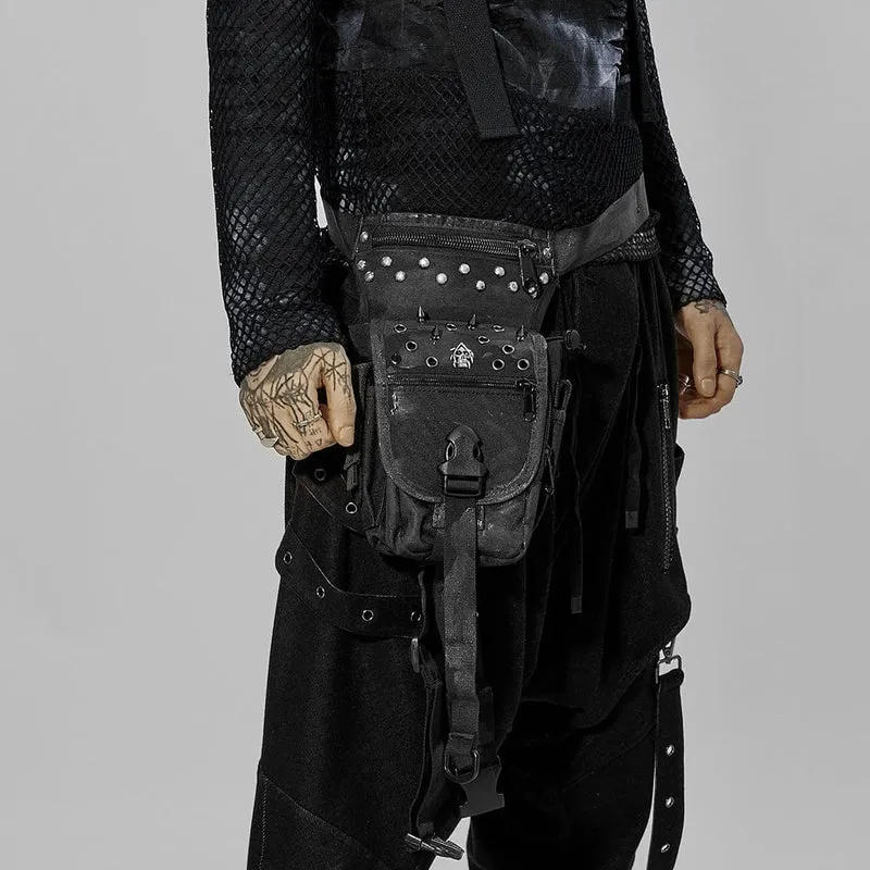 Punk Skull Rivets midjeväska för män