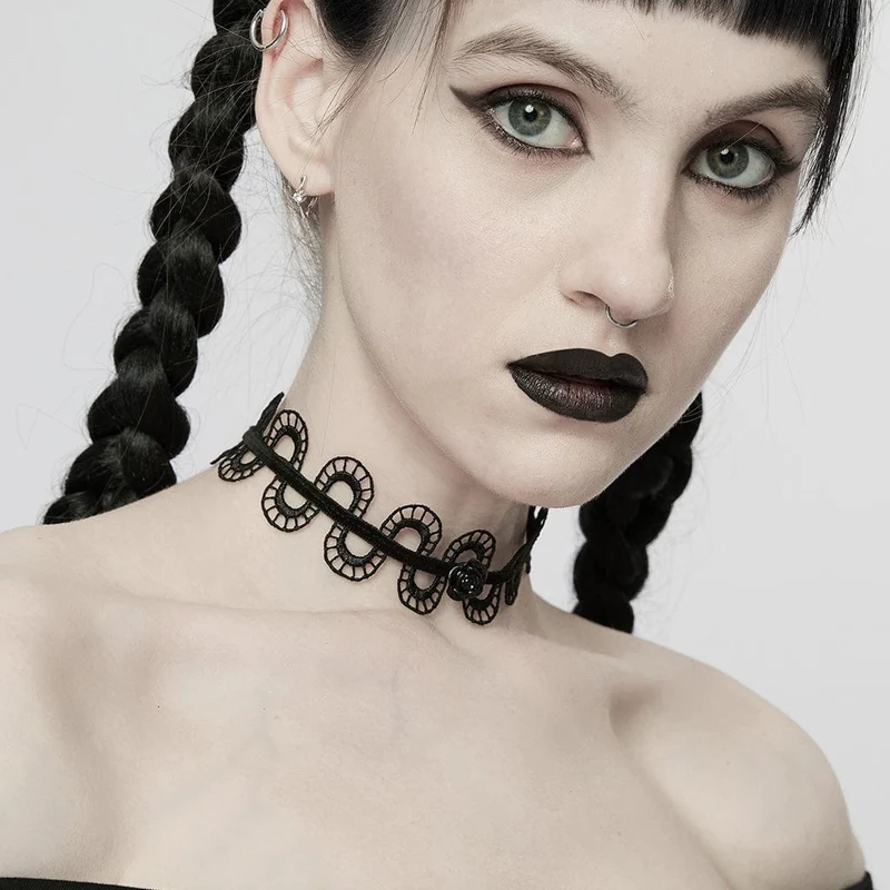 Gothic Rose Snakelike Choker för kvinnor