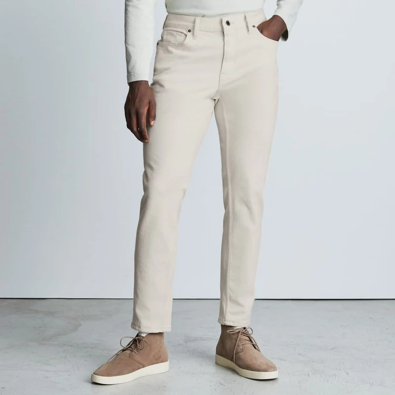 The Organic Cotton Slim-Fit Jean | Ecru