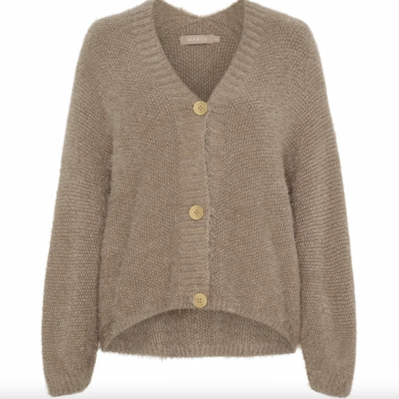 Cardigan Dakota - Dark fango