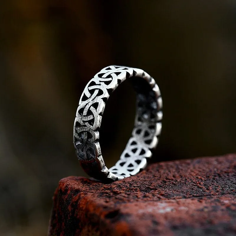 Punk Celtic Knot Ring för män