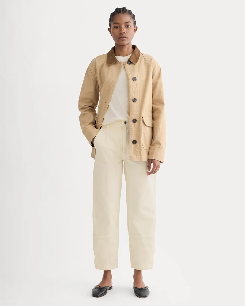 The Utility Barrel Pant | Bone | Regular
