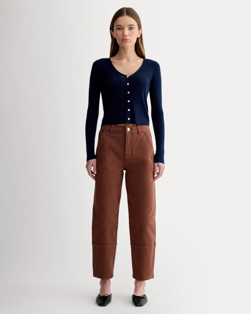 The Utility Barrel Pant | Rosewood | Regular