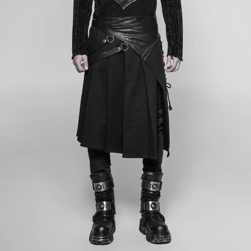 Vintage Punk Kilt för män