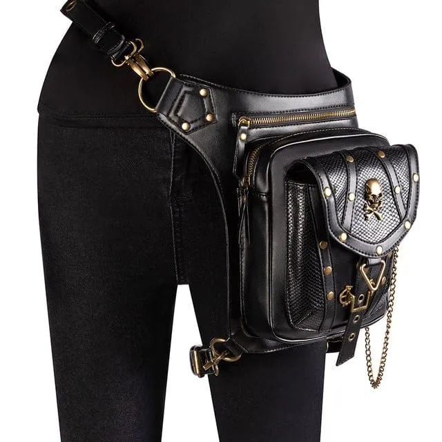 Steampunk Skull Reticulation Bag