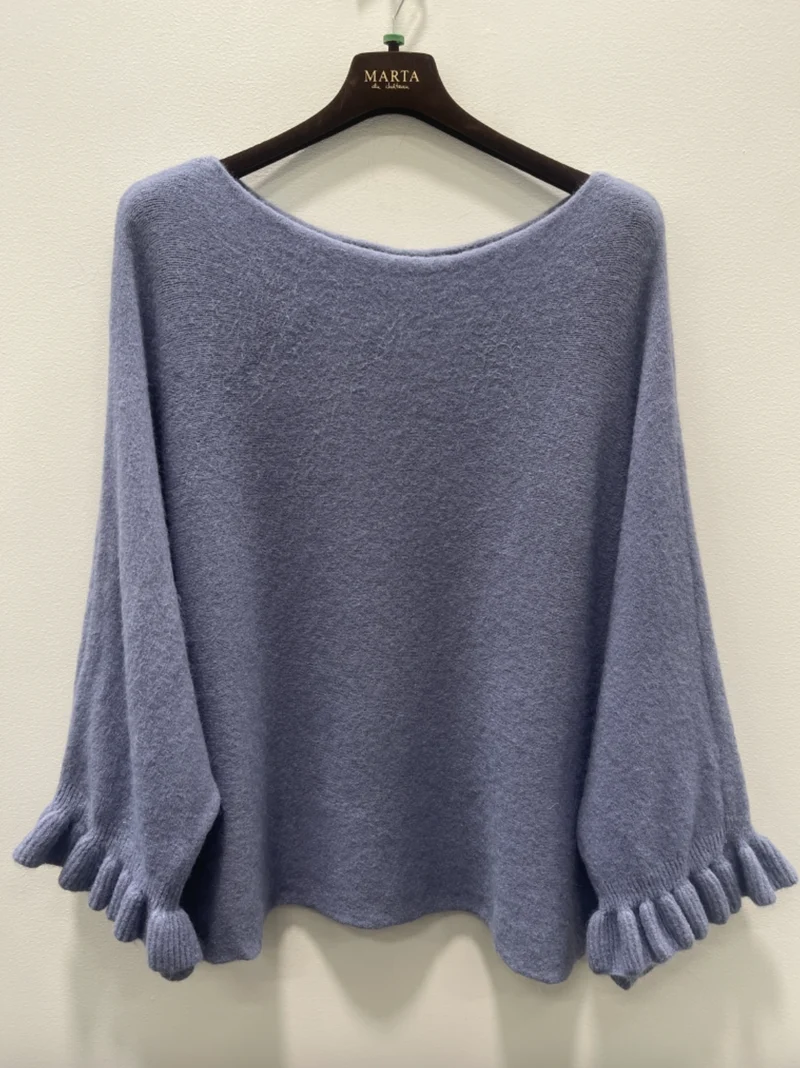 Stickad Elder flower - Jeans