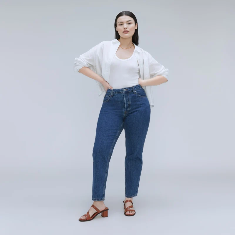 The '90s Cheeky Hourglass Jean | Deep Atlantic | 28.5" Inseam