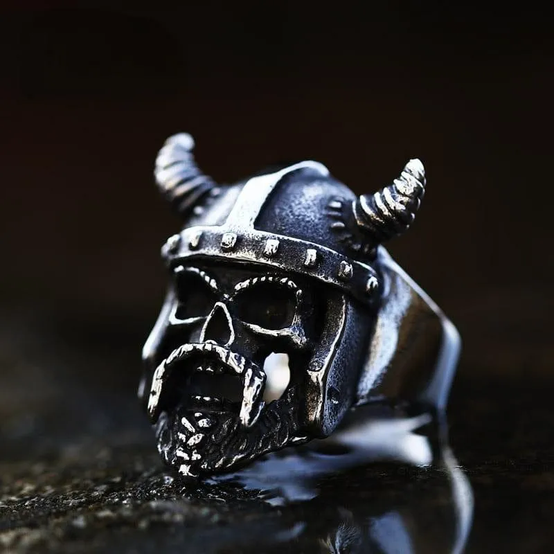 Punk Skull Head Ring för män
