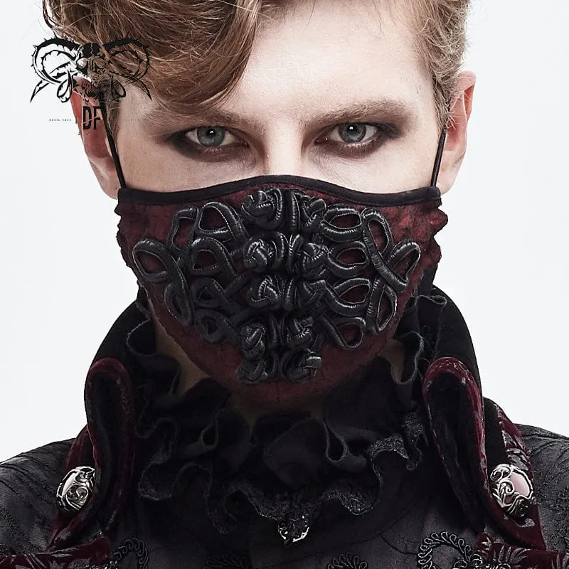 Unisex Gothic Jacquard Mask