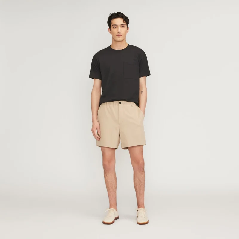 The Pull-On Performance Chino 5" Short | Trench Coat Khaki