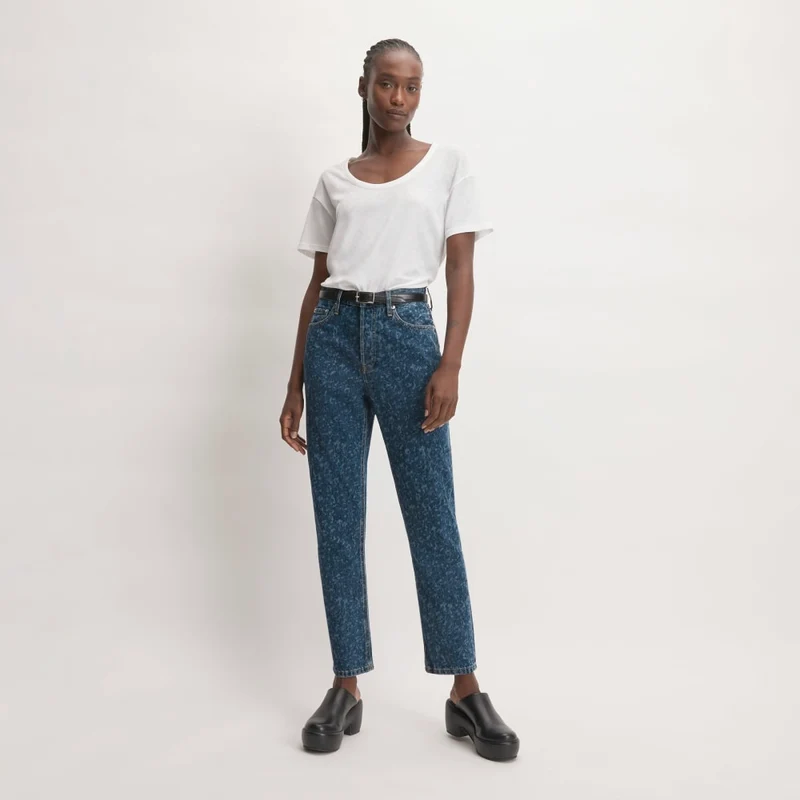 The ’90s Cheeky® Jean | Dark Painterly Strokes | 28.5" Inseam