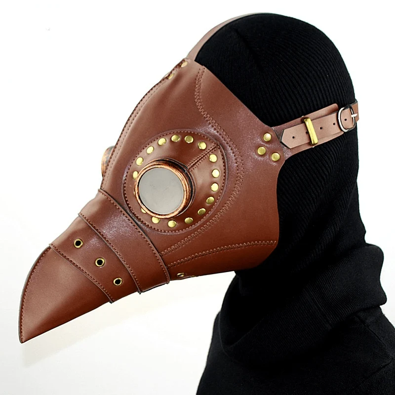 Steampunk Stitch Splice Beak Mask