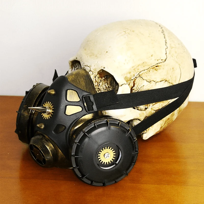 Steampunk Rivets Halloween gasmask