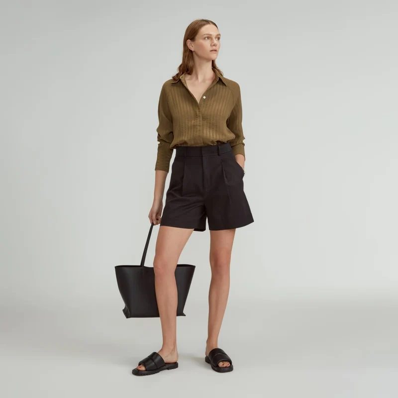The Draper Short in Buttersmooth | Black