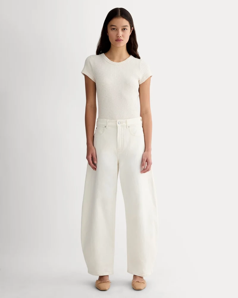 The Way-High® Curve Jean | Calico Ecru | 27" Inseam