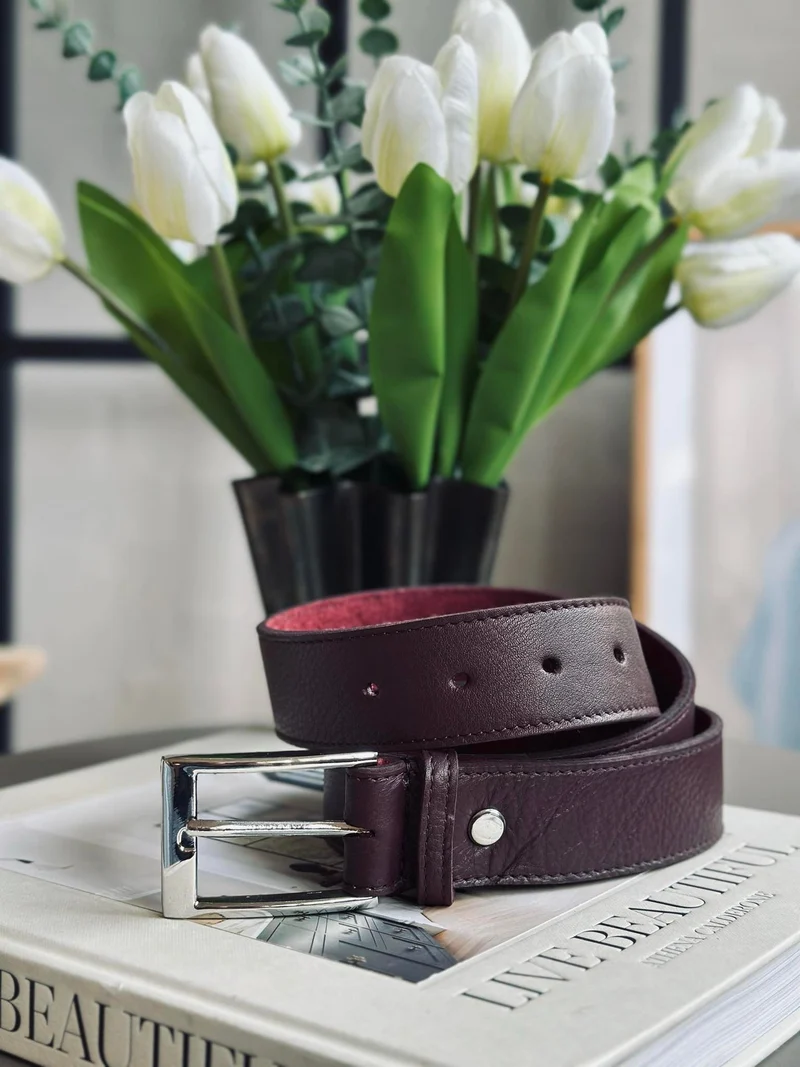 Bälte 3,5 cm - OX blood