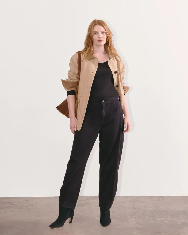 The Barrel Pant | Black