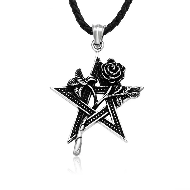 Punk Rose halsband för män