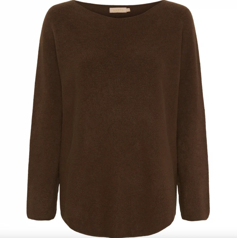 Blus Dagmar supermjuk kvalitet – Brun