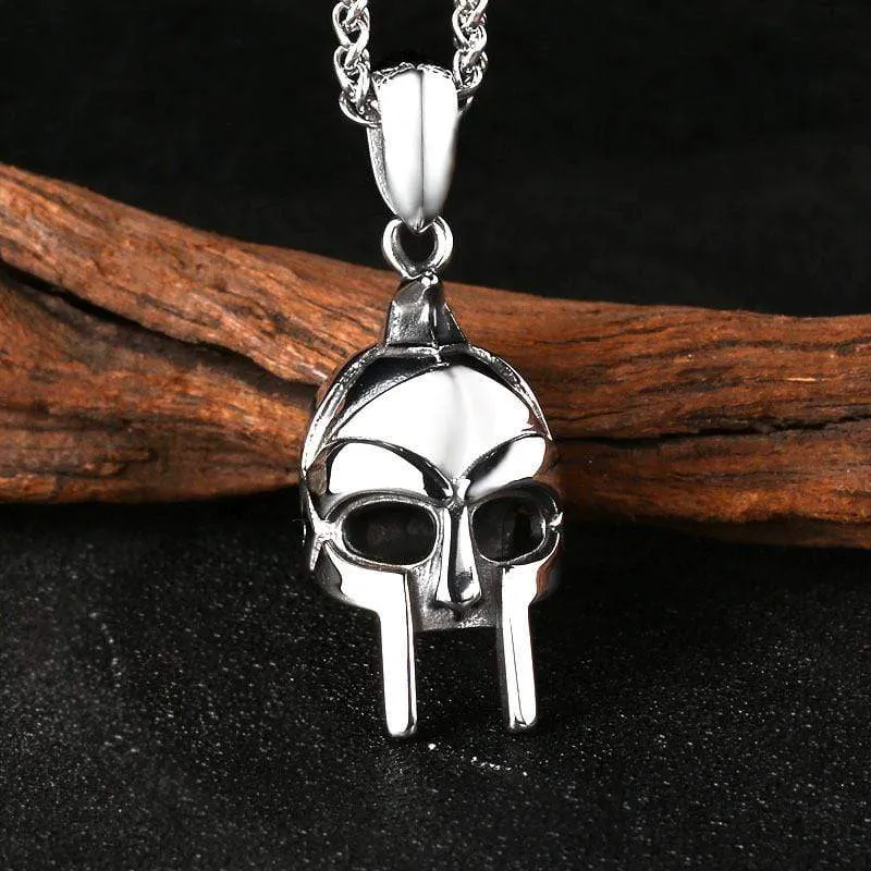 Punk Roman Warrior Mask Halsband för män
