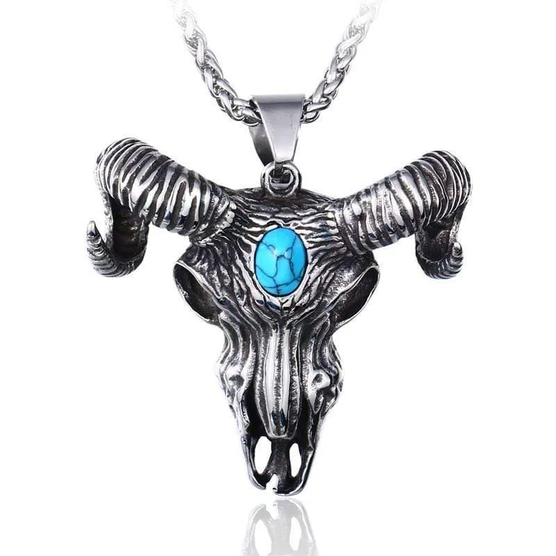 Gothic Cleat Skull Halsband för män