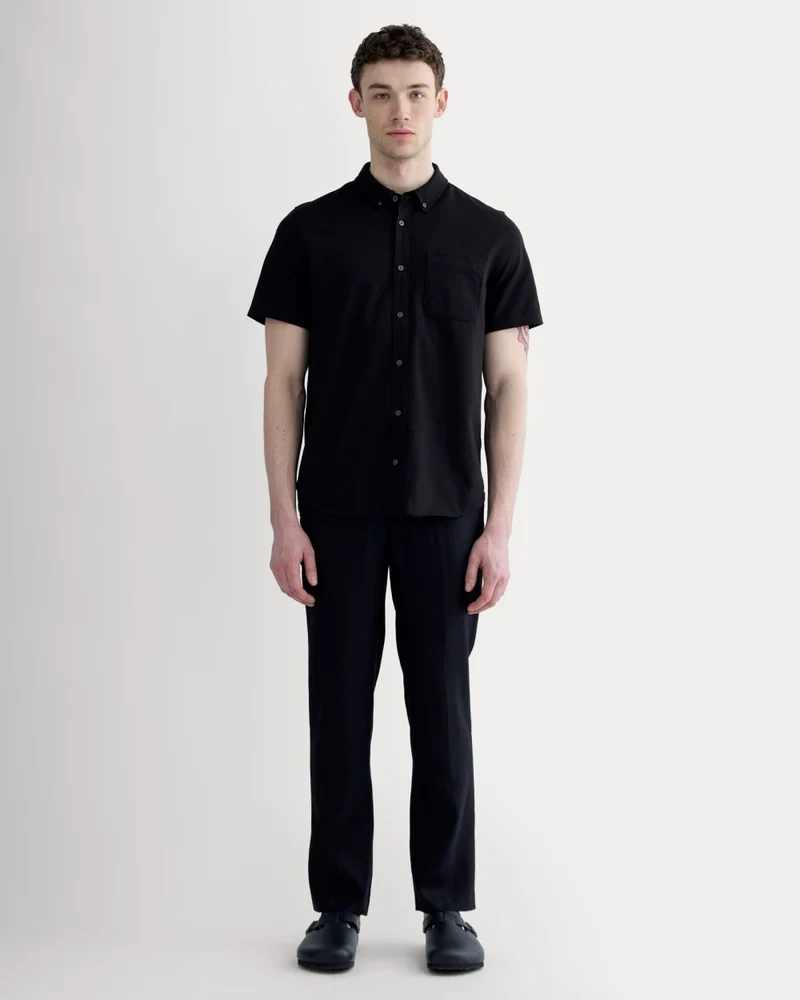 The Linen Trouser | Black