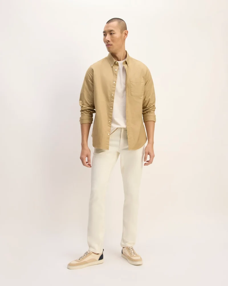 The Organic Cotton Slim-Fit Jean | Calico Ecru