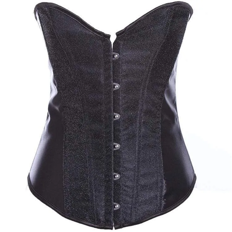 Gothic Flash Stain Overbust Korsetter för kvinnor