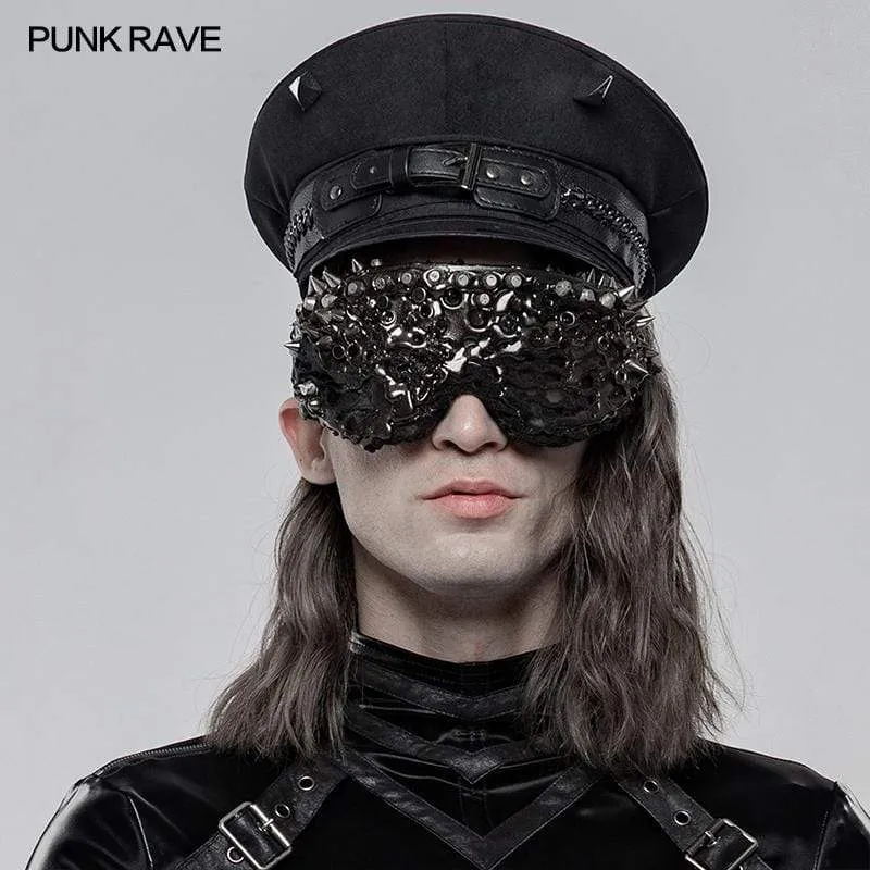 Punk Military Rivets för män med spännhattar
