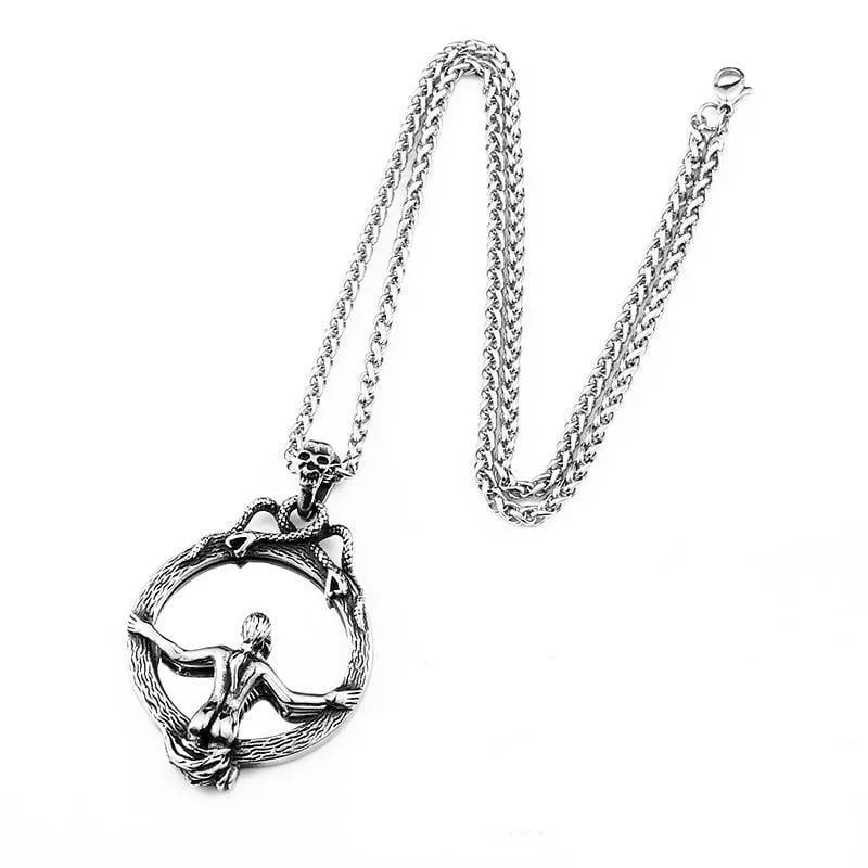 Häxspegel för män Medusa halsband