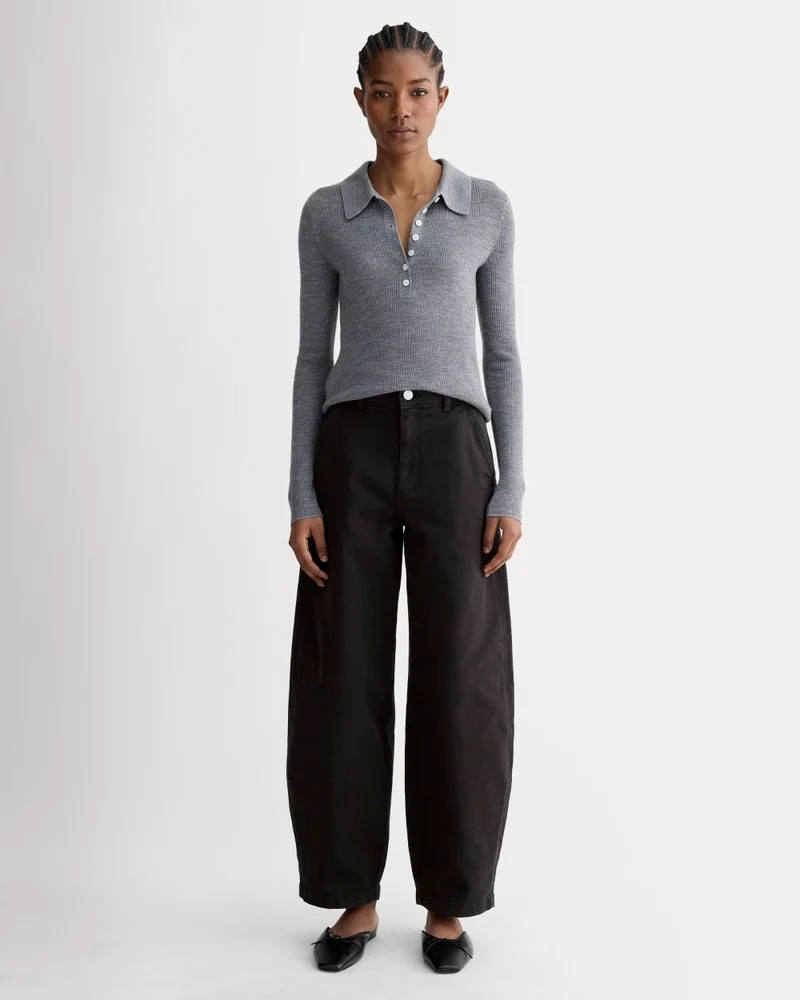 The Utility Curve Pant | Black