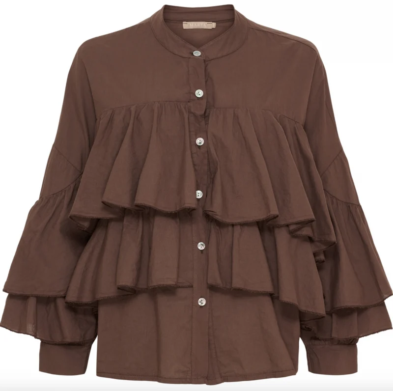 Blus Debbie - Moro brown
