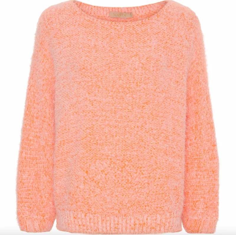 Stickad Anouk - Orange