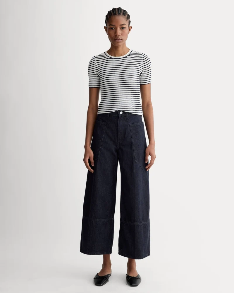 The Way-High® Gardener Cropped Jean | Dark Rinse