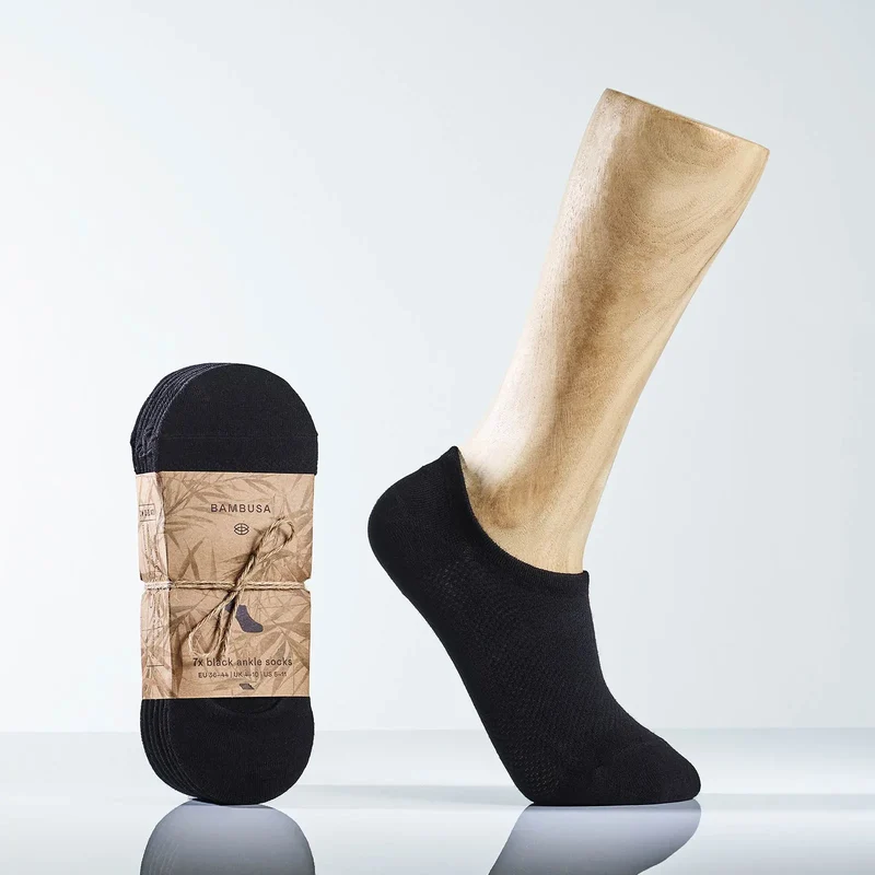 Ankel Socks 7-Pack Bamboo (36-44) Black