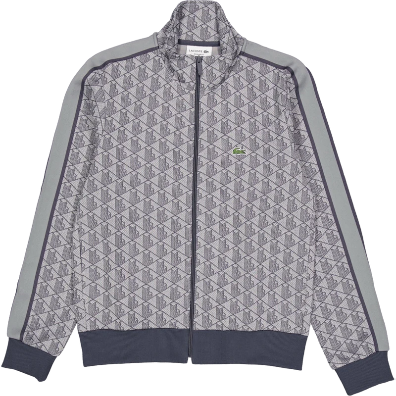 Paris Zip-up Jacquard Track Ja Calluna/graphite
