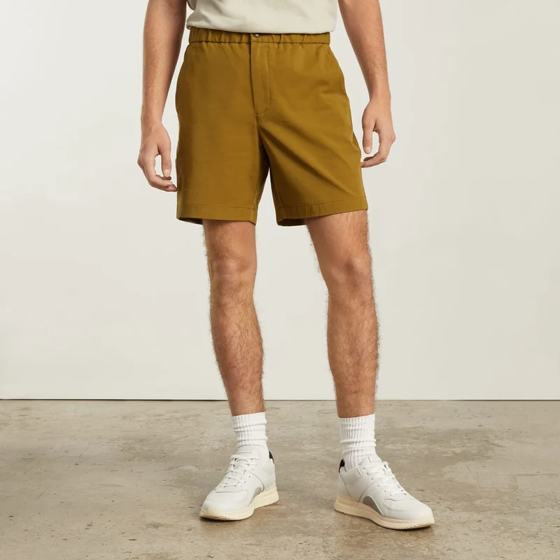 The Pull-On Performance Chino Short | Olive