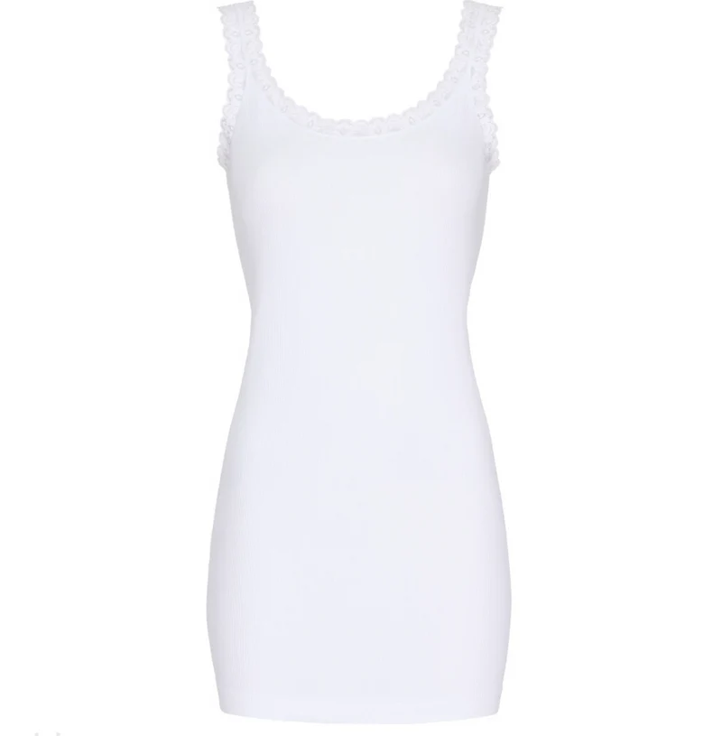 Frida Top Long White