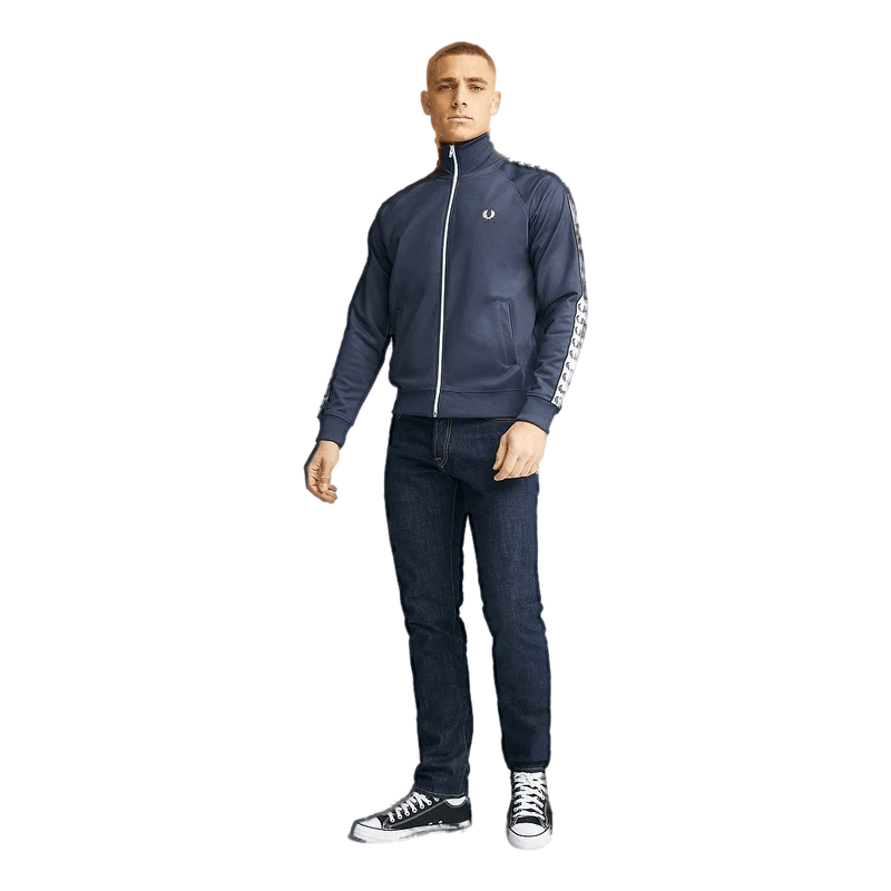 Fred Perry Taped Track Jacket N13 Dark Graphite