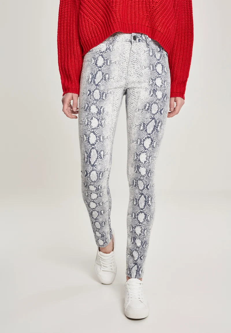 UC Animal Stretch Twill Skinny Pants