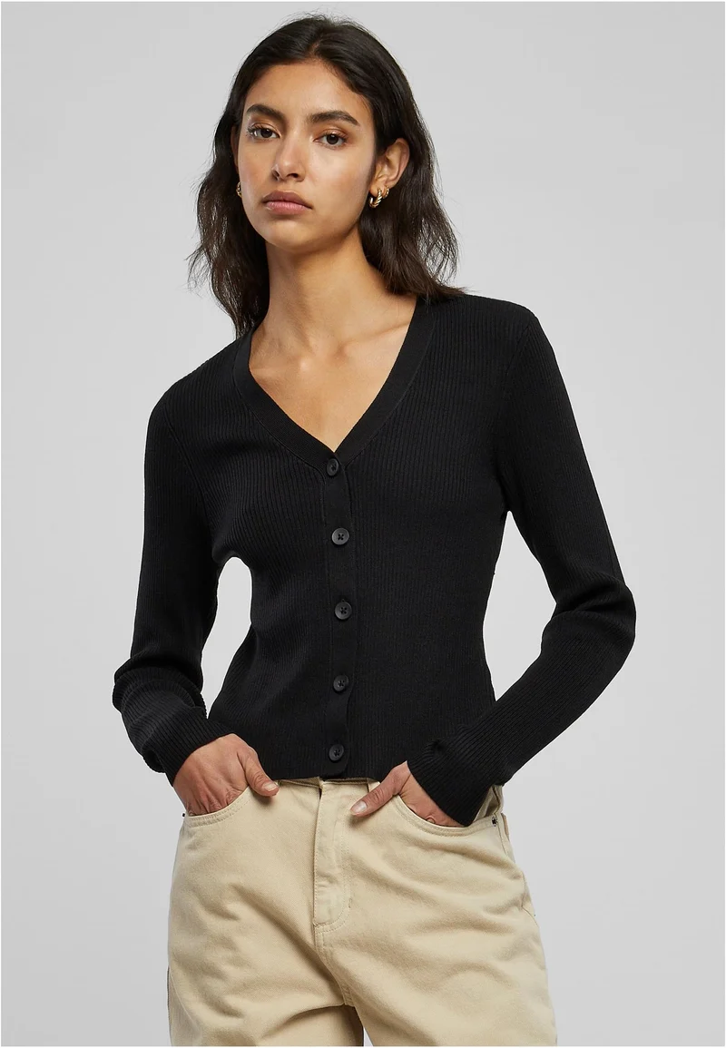 UC Short Rib Knit Cardigan