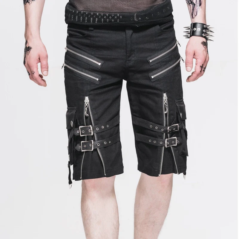 Punk Bermuda-shorts för män