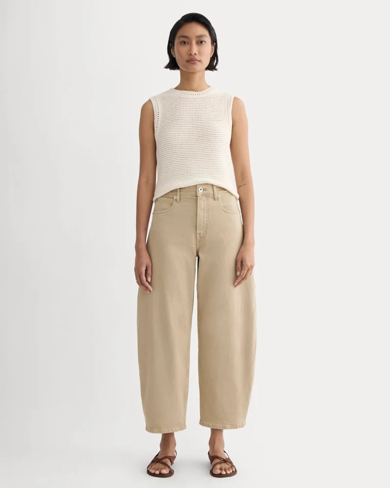 The Way-High® Curve Jean | Garment-Dyed Tan | 27" Inseam