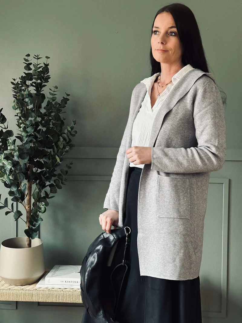 Cardigan Amanda grey